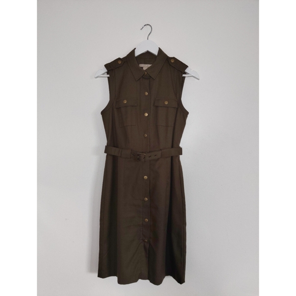 Banana Republic Dresses & Skirts - Banana Republic Green Olive Army Dress